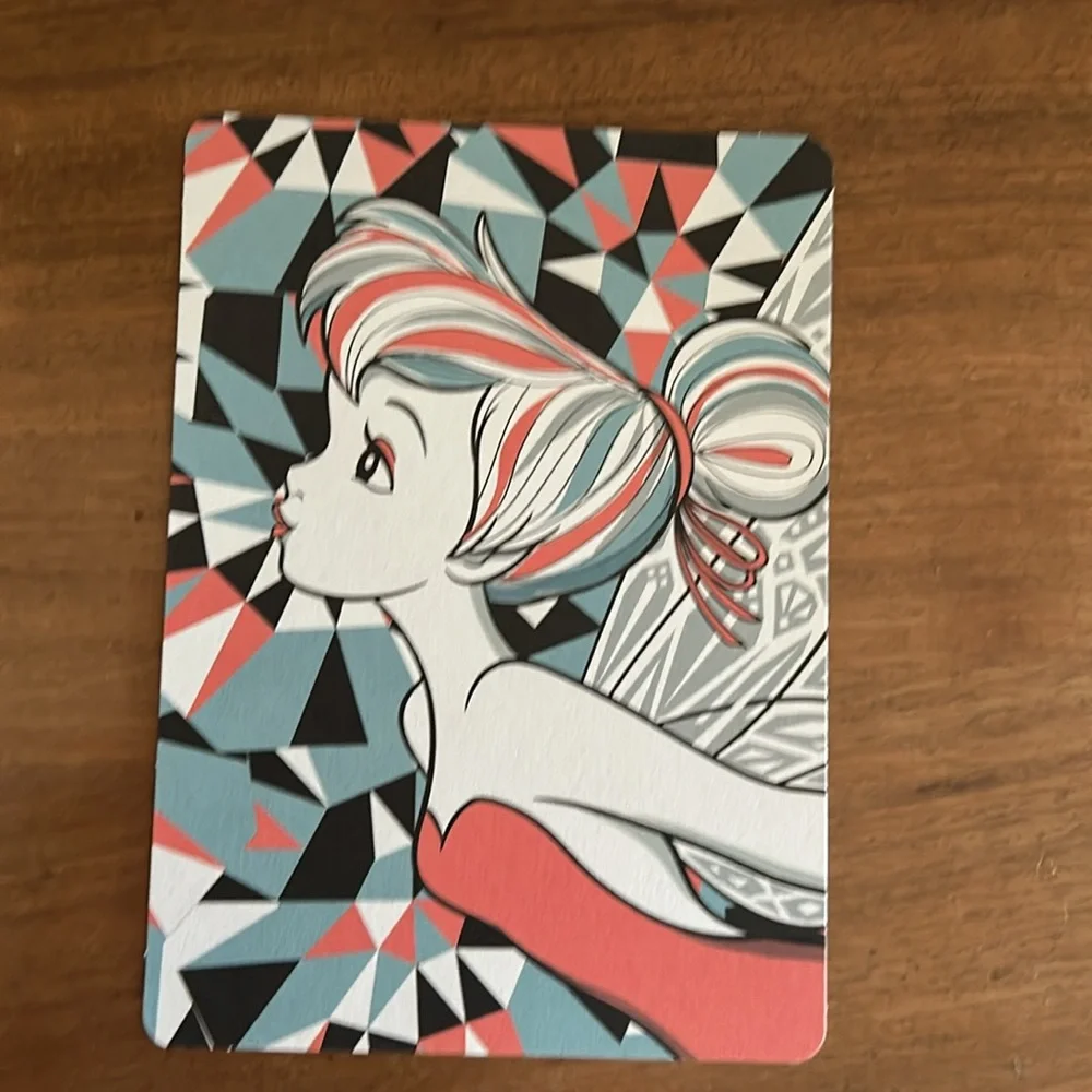 Disney post cards and tissue